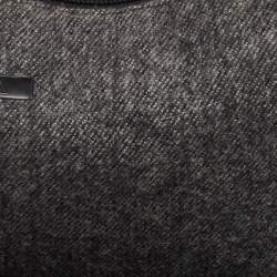 Pre Owned Prada Sport Grey Wool Shoulder Bag