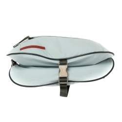 Pre Owned Prada Sport Blue Nylon Crossbody Bag