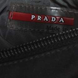 Pre Owned Prada Sport Black Nylon Baguette