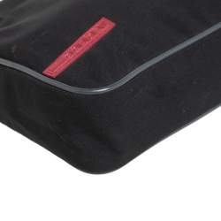 Pre Owned Prada Sport Black Nylon Baguette