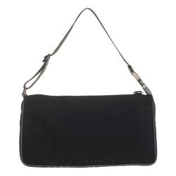 Pre Owned Prada Sport Black Nylon Baguette