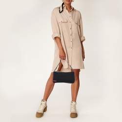 Pre Owned Prada Sport Black Nylon Baguette