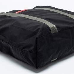 Pre Owned Prada Sport Black Nylon Tote