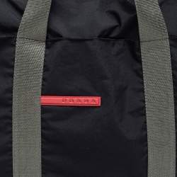 Pre Owned Prada Sport Black Nylon Tote