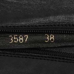 Prada Sport Black Leather Knee Length Boots Size 38