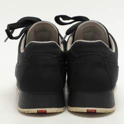 Prada Sport Black Nylon Low Top Sneakers Size 39