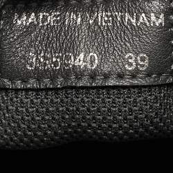 Pre Owned Prada Sport Silver Nylon Slip On Sneakers Size 39