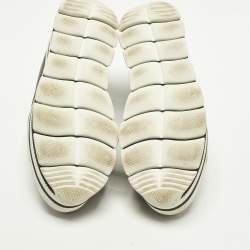 Pre Owned Prada Sport Size 39 Black Leather Lace Up Sneakers