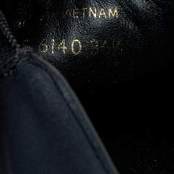 Pre Owned Prada Sport Black/Pink Mesh And Neoprene Slip On Sneakers Size 36.5