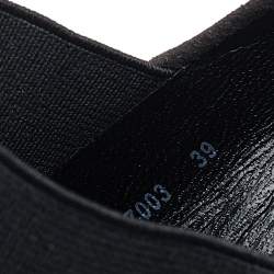 Pre Owned Prada Sport Grey Suede Mary Jane Wedge Pumps Size 39