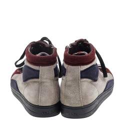 Prada Sport Multicolor Suede High Top Sneakers Size 37.5