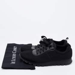 Pre Owned Prada Sport Black Mesh Low-Top Sneakers Size 40