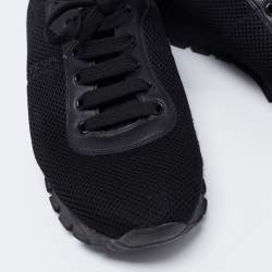 Pre Owned Prada Sport Black Mesh Low-Top Sneakers Size 40