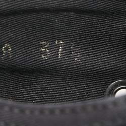 Prada Sport Black Canvas and Rubber Low Top Sneakers Size 37.5