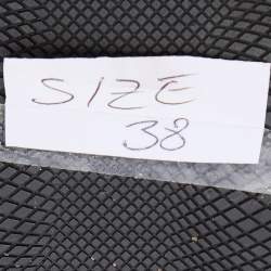 Pre Owned Prada Sport Blue Denim Wedge Slide Sandals Size 38