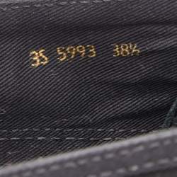 Prada Sport Black Canvas Espadrille Loafers Size 38.5