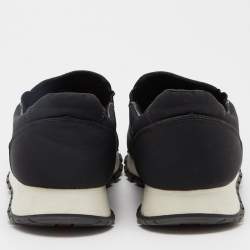 Pre Owned Prada Sport Black Canvas Slip On Sneakers Size 39