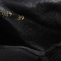 Pre Owned Prada Sport Black Canvas Slip On Sneakers Size 39