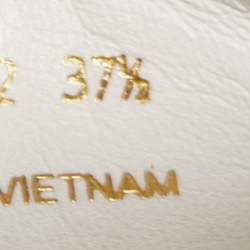 Pre Owned Prada Sport Navy Blue Patent Leather Slip-On Sneakers Size 37.5