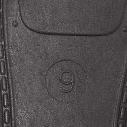 Pre Owned Prada Sport Grey Knit Fabric High Top Sneakers Size 39