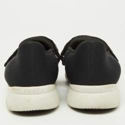 Pre Owned Prada Sport Black Neoprene Sneakers Size 39
