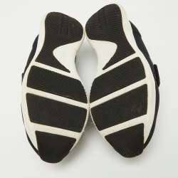 Pre Owned Prada Sport Black Neoprene Sneakers Size 39