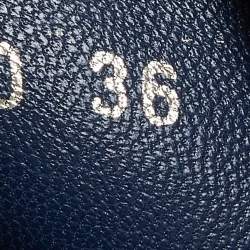 Prada Sport Blue Suede Wedge Sneakers Size 36