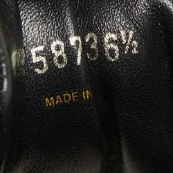 Prada Sport Black Leather High Top Sneakers Size 36.5