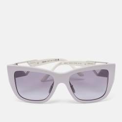 Prada Lilac/White SPR21Y Symbole Square Sunglasses