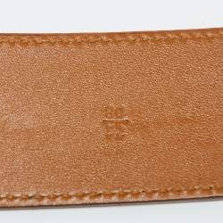 Prada Metallic Gold Leather Waist Belt 80CM