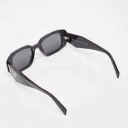 Prada Black SPR17W Symbole Rectangular Sunglasses