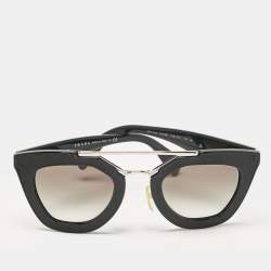 Prada Black Gradient SPR14S Cat Eye Sunglasses