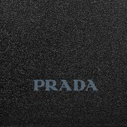 Prada Black/Beige Rubber Crystals Embellished iPhone 14 Pro Case