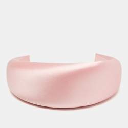 Prada Pink Satin Head Band One Size