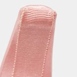 Prada Pink Satin Head Band One Size