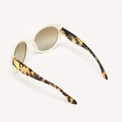 Prada Tortoise Brown/White SPR26Q Crystals Cat Eye Sunglasses