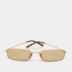 Prada Tortoise Brown/Gold SPR A60 Rectangular Sunglasses