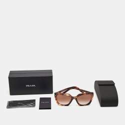 Prada Tortoise Brown Gradient SPR 23Z Square Sunglasses