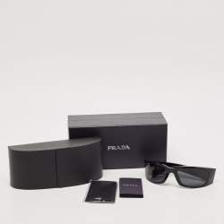 Prada Black SPR A14 Shield Sunglasses