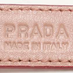 Prada Red Patent Leather Bow Waist Belt 80CM
