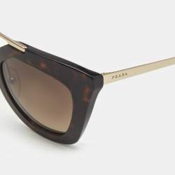Prada Tortoise Brown Gradient SPR 09Q Cat Eye Sunglasses