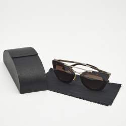 Prada Tortoise Brown Gradient SPR 09Q Cat Eye Sunglasses