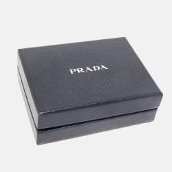 Prada White Saffiano Leather Airpods Case with Strap