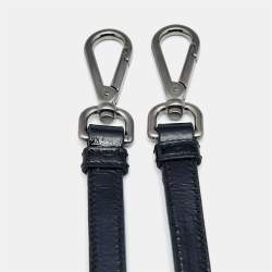 Pre Owned Prada Black Patent Leather Adjustable Shoulder Bag Strap