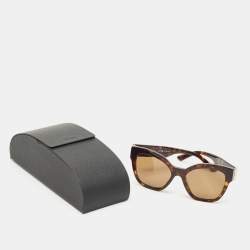 Prada Tortoise Brown Gradient SPR 17Z Butterfly Sunglasses