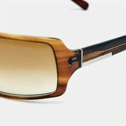 Prada Brown Gradient SPR24G Rectangle Sunglasses