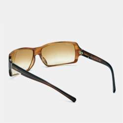 Prada Brown Gradient SPR24G Rectangle Sunglasses