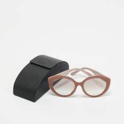 Prada Mauve/Light Grey Gradient SPR 01Y-F Oversized Sunglasses