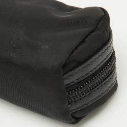 Pre Owned Prada Black Nylon Tessuto Cosmetic Pouch