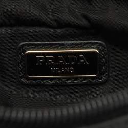 Pre Owned Prada Black Nylon Tessuto Cosmetic Pouch